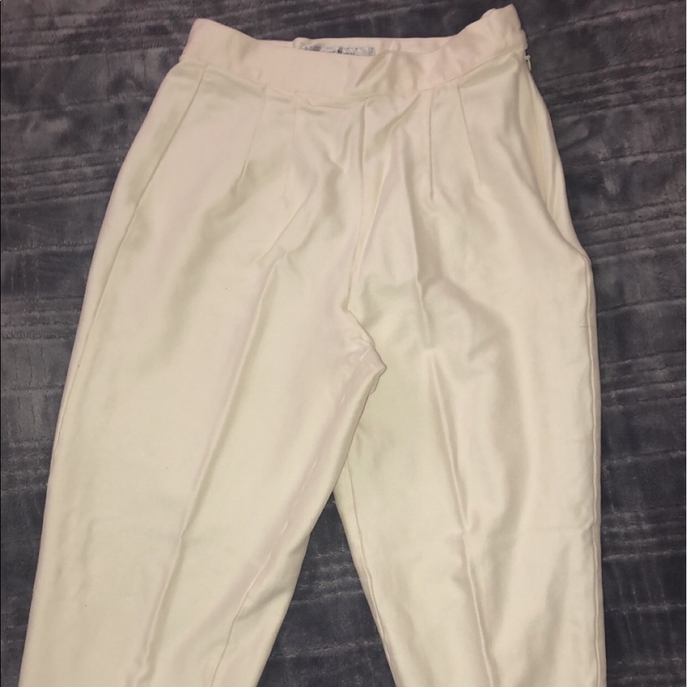 Classy and comfy white pants